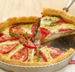 Recette Gorgonzola et tomates en tarte